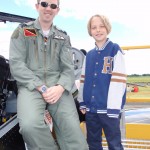 IV(R) Sqn pilot Ben with future pilot Harriet Thompson